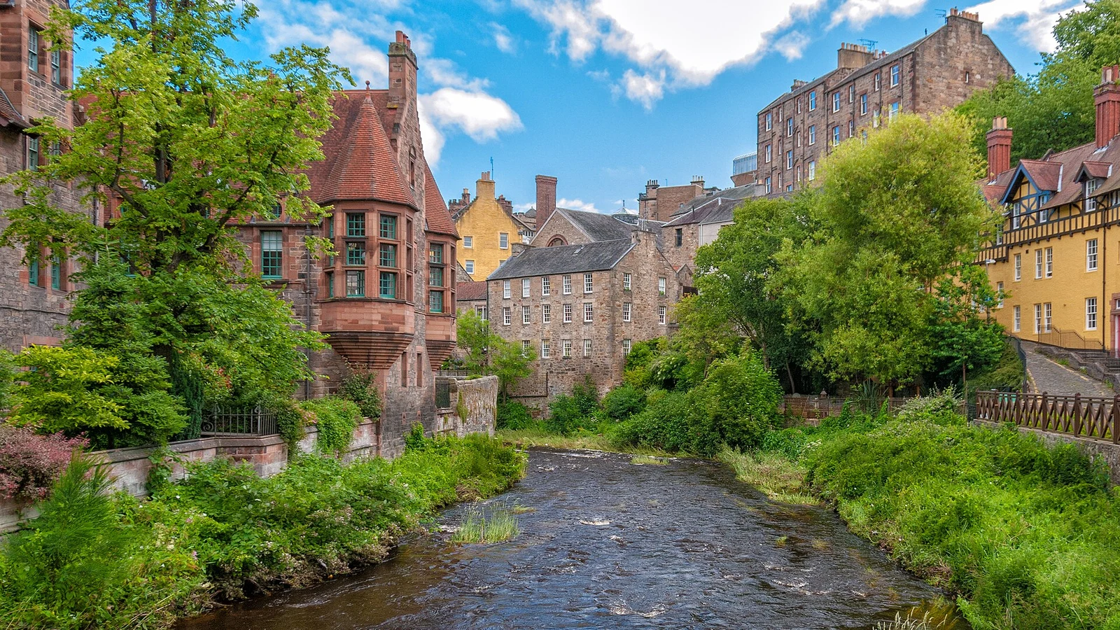 Dean Village in Edinburgh