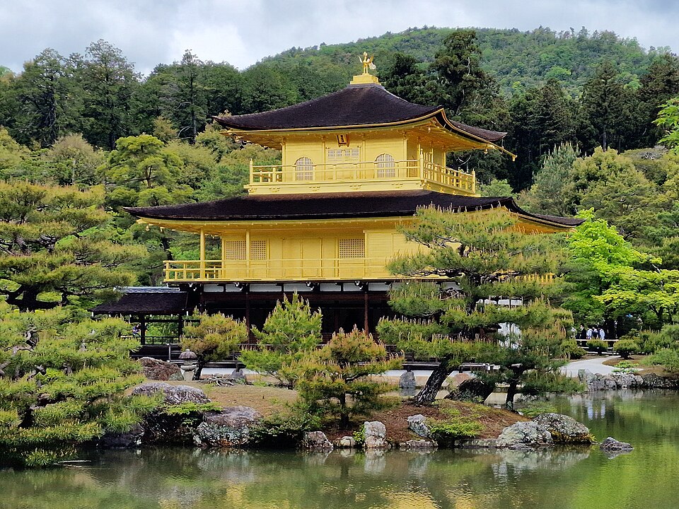 Kinkaku-ji during the itinerary in Kyoto